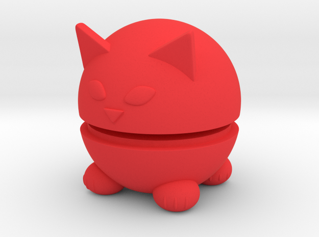 Pets Nesting Dolls - Cat in Red Processed Versatile Plastic