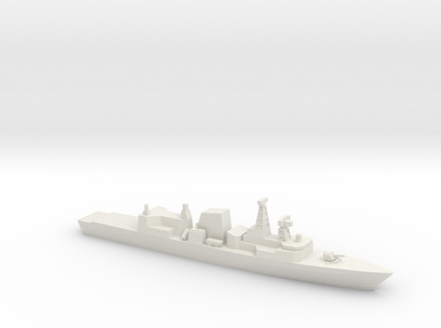 Halifax-class frigate, 1/1250 in White Natural Versatile Plastic