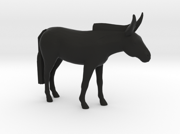 Mule in Black Natural Versatile Plastic: 1:25