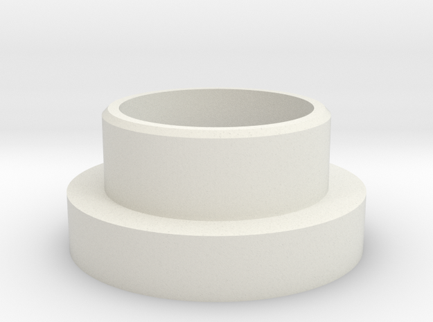 TGS-Neopixel Adapter 1" thick in White Natural Versatile Plastic