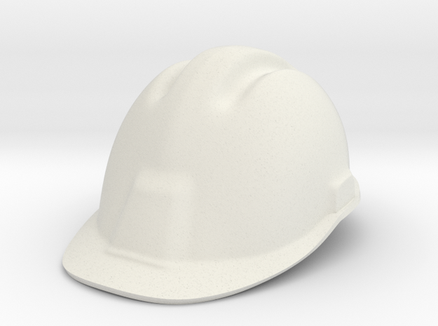 construction hard hat/helmet in White Natural Versatile Plastic: Small