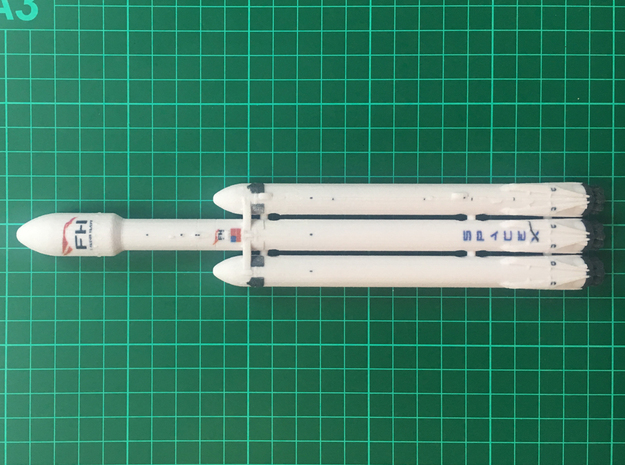 250mm - SpaceX Falcon Heavy [Full Colour]