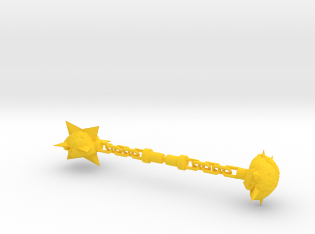 Membros Chained Brain Weapon in Yellow Processed Versatile Plastic