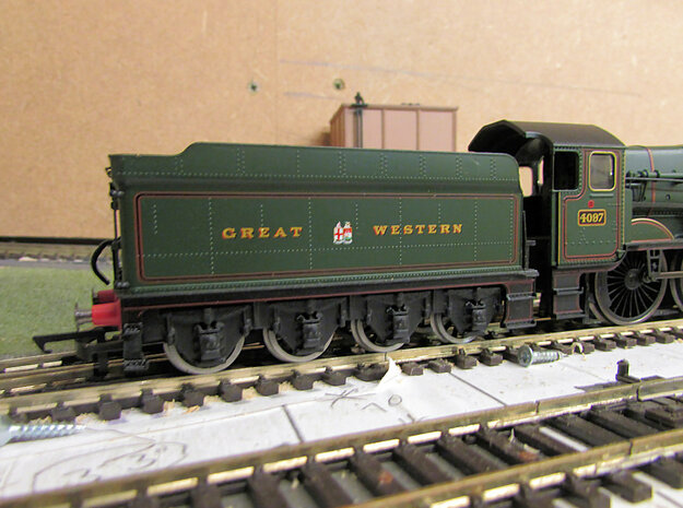 GWR Collett 8 Wheeled Tender Chassis in Tan Fine Detail Plastic