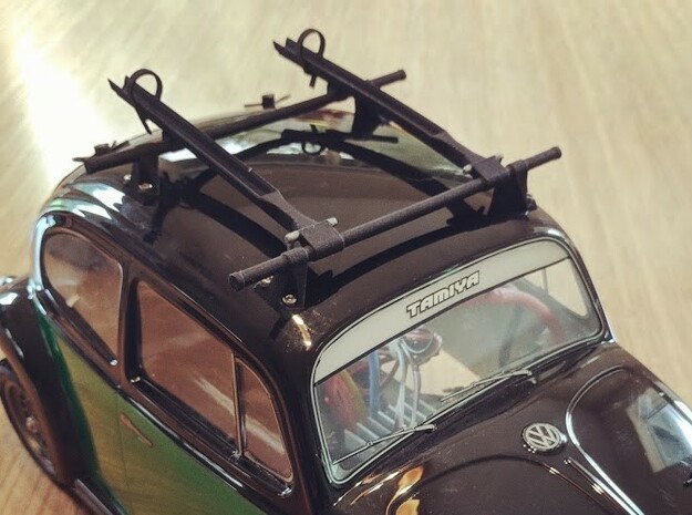 M-scale Beetle Roof Rack in White Natural Versatile Plastic