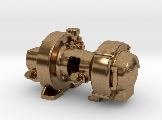 Pyle Type "K2" Steam Turbo Generator in Natural Brass
