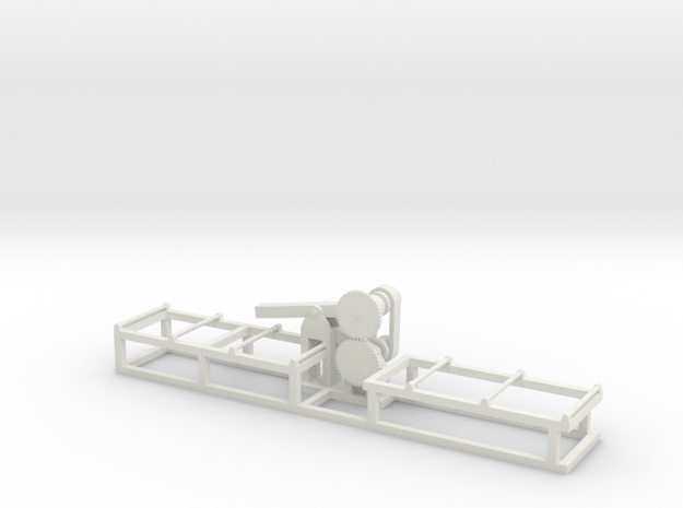 Saw1 - HO 87:1 Scale in White Natural Versatile Plastic