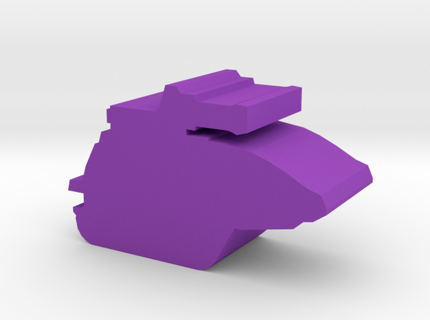Game Piece, SNAKE tank in Purple Processed Versatile Plastic