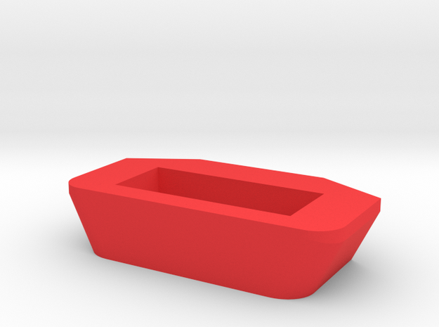 IMPRIMO - CF Version (Printable Rear Lock) in Red Processed Versatile Plastic