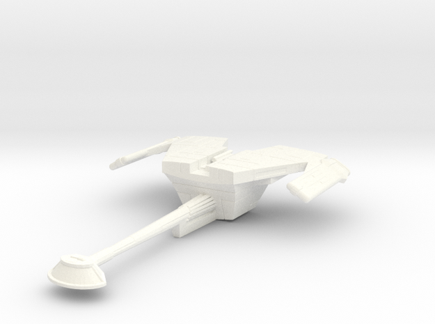 D-18A Gull Destroyer in White Processed Versatile Plastic