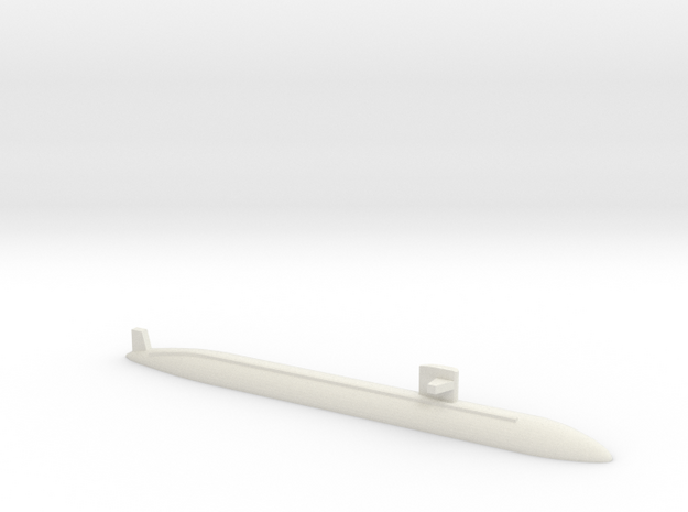 Los Angeles class SSN (688), 1/1800 in White Natural Versatile Plastic