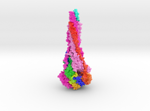 RSV Fusion Glycoprotein Postfusion 3RRR in Glossy Full Color Sandstone: Small