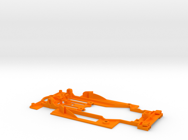 SC-9102i Chasis V12 EVO lightweight std guide RT3  in Orange Processed Versatile Plastic