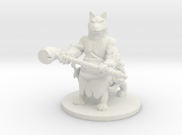 Civil Husky (Medium Canitaur) in White Natural Versatile Plastic