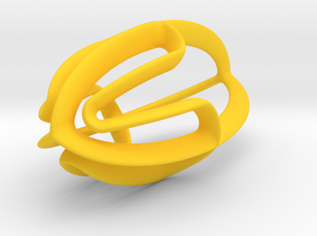 spined lemon squeezer in Yellow Processed Versatile Plastic