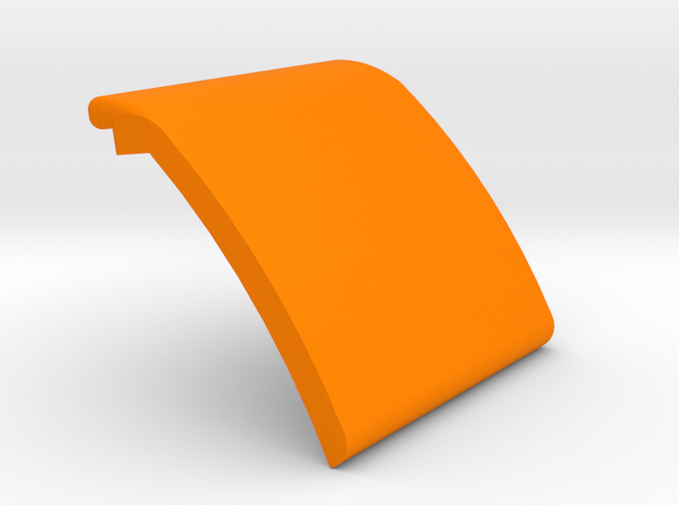External MastGate plate in Orange Processed Versatile Plastic
