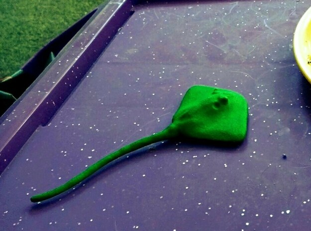 Sting Ray Table Prop in Green Processed Versatile Plastic