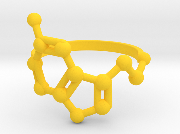 Serotonin (Happiness) Molecule Ring