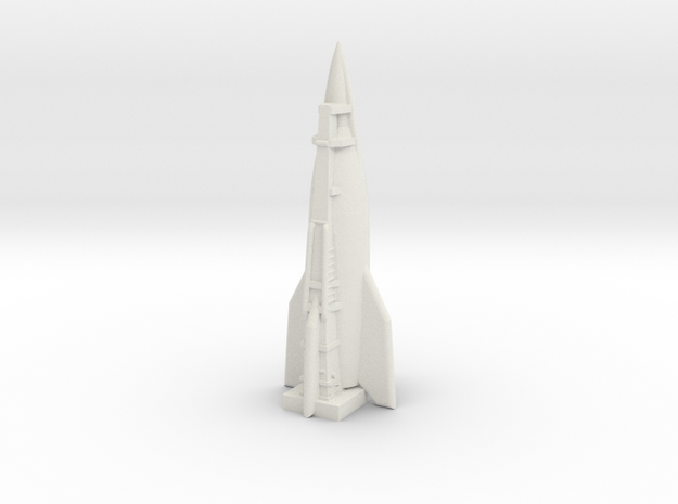 A-10 Rocket (Germany) ICBM in White Natural Versatile Plastic