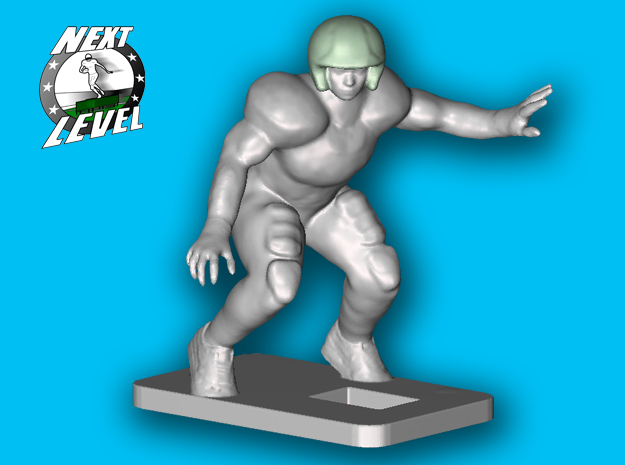 Right Offensive Tackle (2.2g) in Tan Fine Detail Plastic