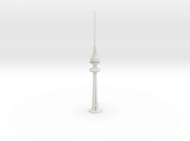 Liberation Tower (1:2000) in White Natural Versatile Plastic