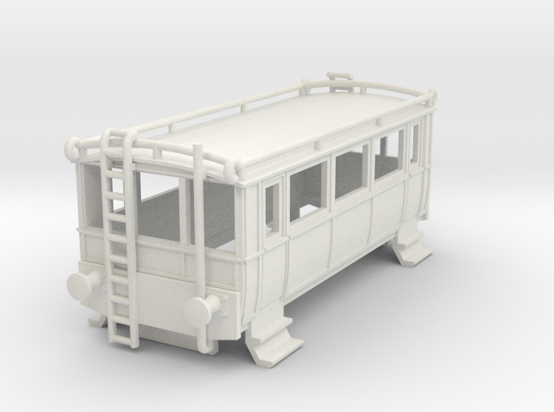 o-87-wcpr-drewry-small-railcar-1 in White Natural Versatile Plastic