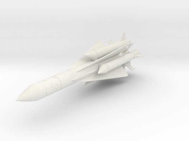 1:72 - SA 5 Gammon Rocket & Launcher [Part 4 of 4] in White Natural Versatile Plastic
