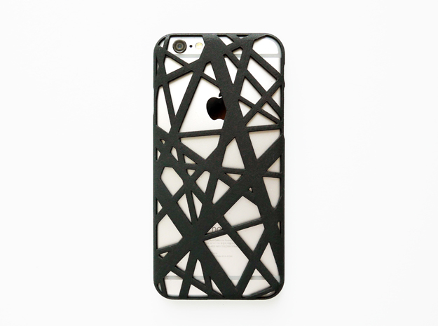 iPhone 6 / 6S Case_ Intersection in Black Natural Versatile Plastic