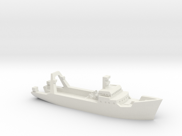 1/1250 Junella trawler in White Natural Versatile Plastic