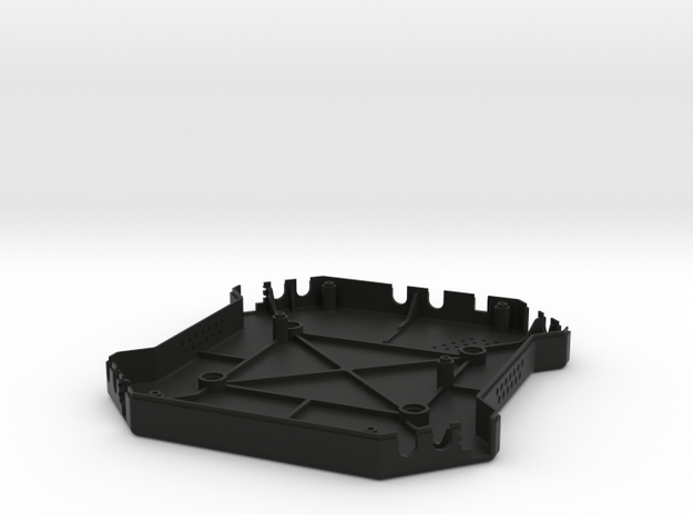 Enclosure - Bottom, Multi-Rotor Carrier Board in Black Natural Versatile Plastic
