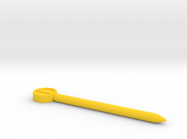 Nintendo coin stylus  in Yellow Processed Versatile Plastic