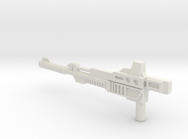 Slaughter Rifle in White Natural Versatile Plastic