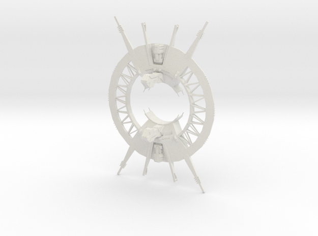Outer Rim - Trade Port and Space Gate in White Natural Versatile Plastic