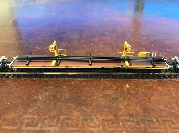 Crane for Salmon  track carrying wagons in N gauge in Tan Fine Detail Plastic