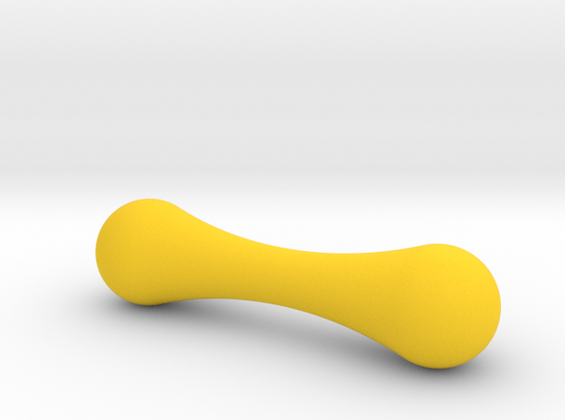 Knucklebone 77.5 in Yellow Processed Versatile Plastic