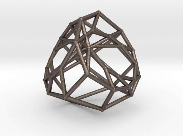Cyclic Polytope in Polished Bronzed Silver Steel