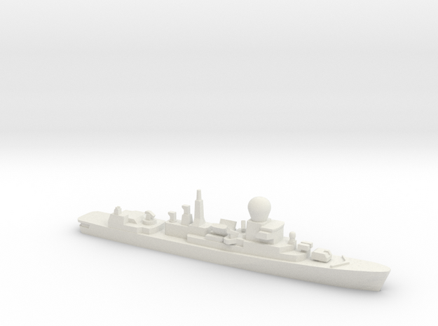 Tromp-class frigate, 1/2400 in White Natural Versatile Plastic