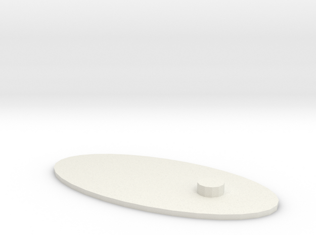 5MM Peg Stand in White Natural Versatile Plastic