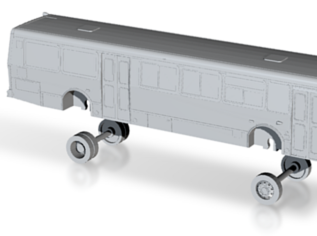 N Scale Bus Orion V GGT 1500s in Tan Fine Detail Plastic