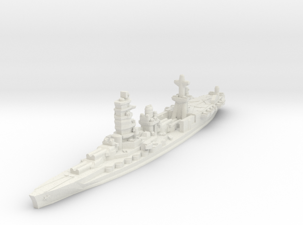 Ise Hybrid Battleship Carrier 1/2400 in White Natural Versatile Plastic