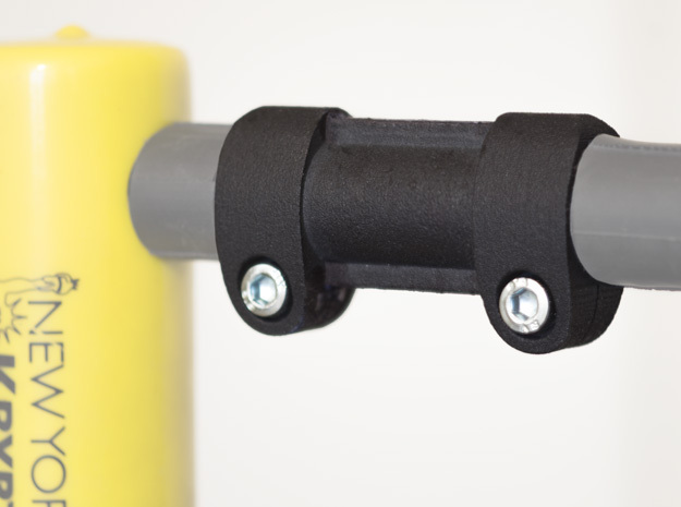 Clamp for 16mm U-Locks and Eazykf Abus bracket in Orange Processed Versatile Plastic