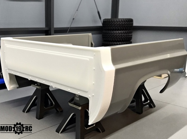 Bed Extension -12.3 In. Wheelbase for RC4WD Blazer in White Natural Versatile Plastic