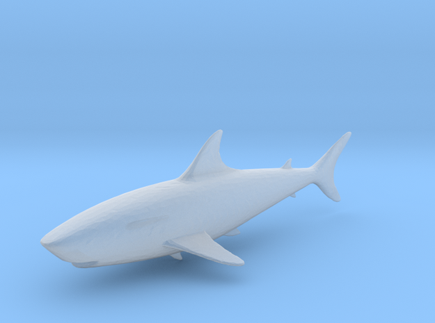 S Scale shark in Tan Fine Detail Plastic