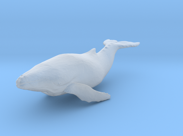 HO scale whale in Tan Fine Detail Plastic