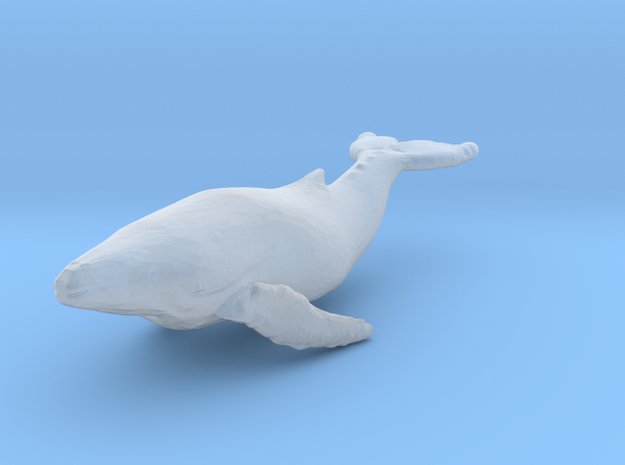 N Scale whale in Tan Fine Detail Plastic