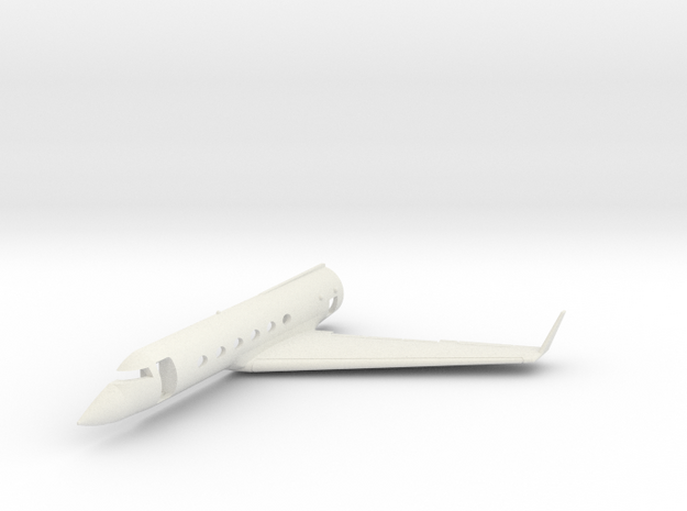 02-GIVSP-144scale-Airframe-Portside in White Natural Versatile Plastic