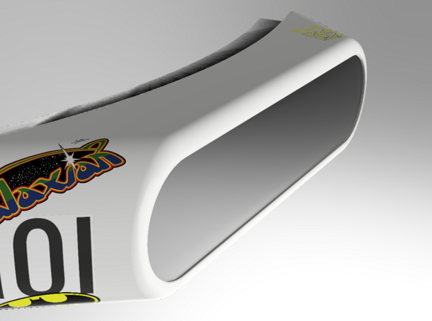 Ready Player One White VR Headset IOI #madeonamicr in White Natural Versatile Plastic: 1:8