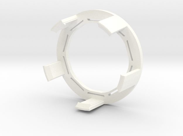 FlexRing for BluCon - No armband needed! in White Processed Versatile Plastic