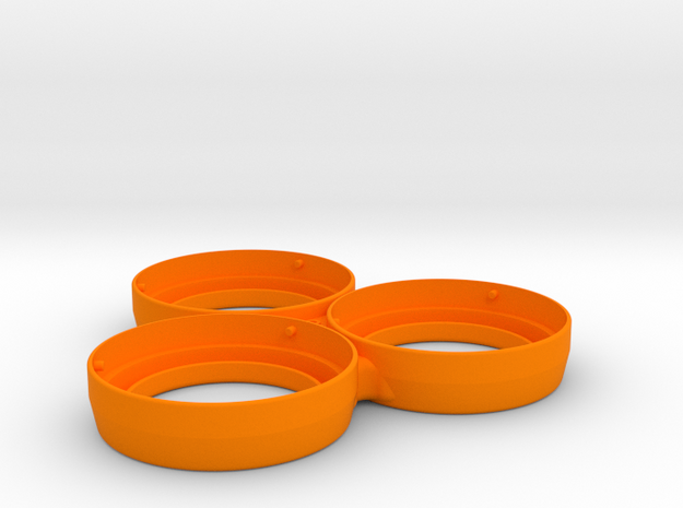 WEIGHT20 CUP CARRIER in Orange Processed Versatile Plastic