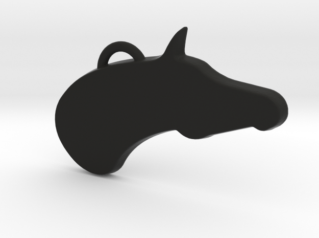 Arabian Horse in Black Natural Versatile Plastic